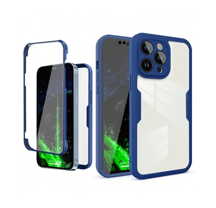 360 Degree Full Wrap Shockproof Anti-slip Anti-scratch Protection Phone Case