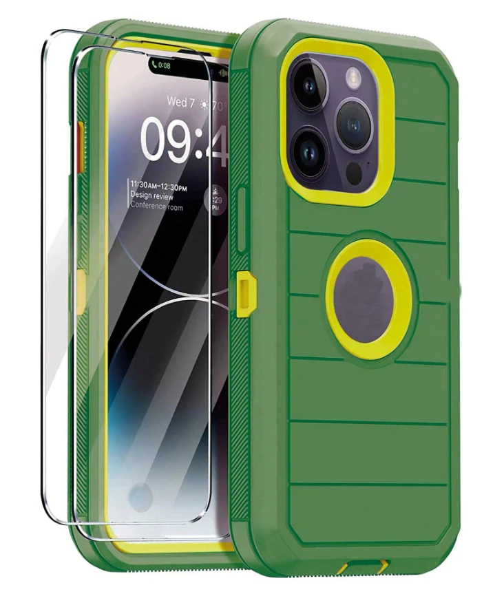 Plain Phone Case With Screen Protector Film