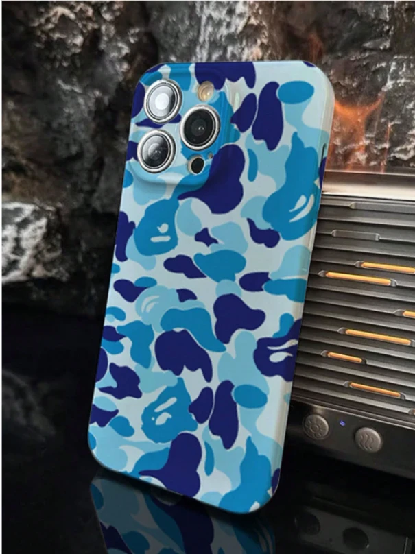 Camouflage Print Phone Case Cover Compatible With IPhone 11/12/13/13Pro/15Promax