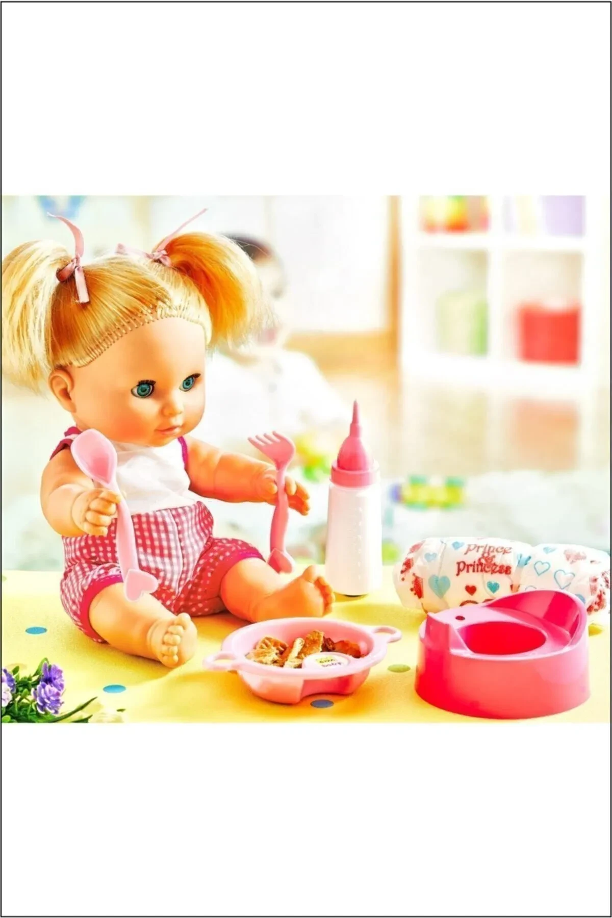 ERPA Bed Wetting Turkish Talking Toy Melis Meat Doll Set