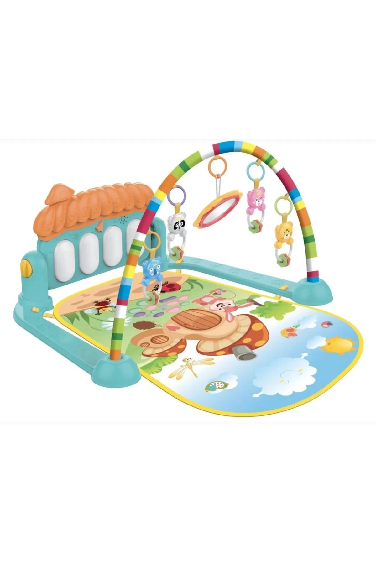Babycim Cute Play Mat with Piano, Sound, Light and Mirror