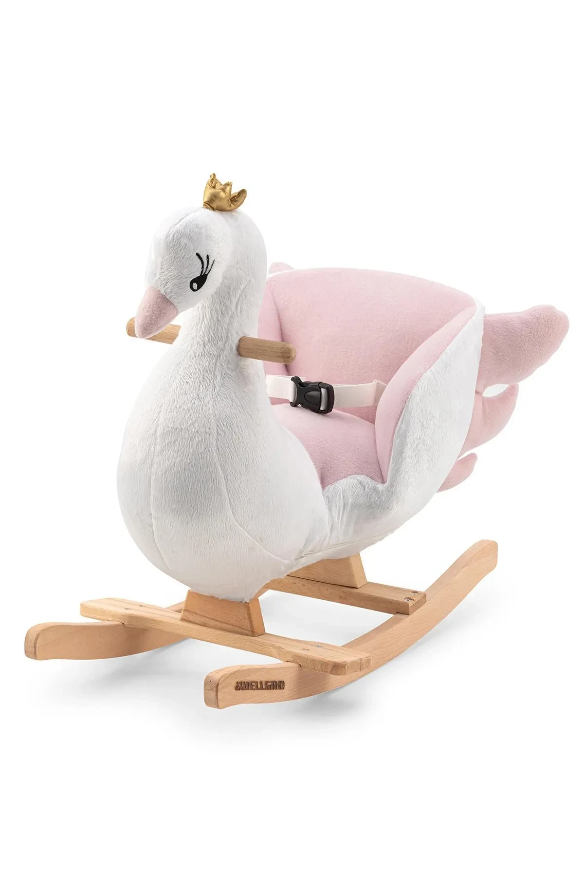 Wellgro Rocking Toy Horse, Rocking Wooden Swan