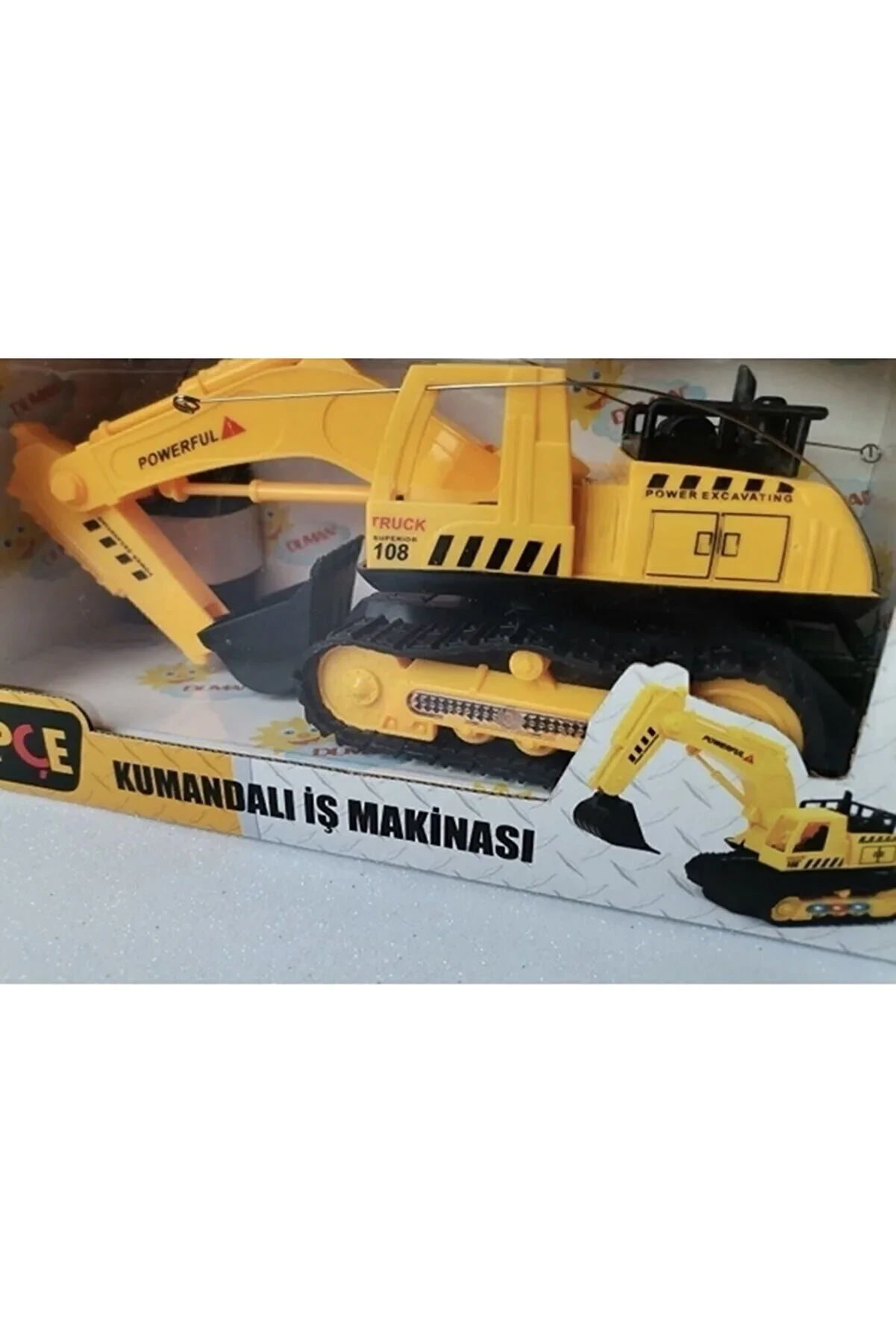 a Remote Controlled Engineering Vehicle Bucket Excavator Lighted Toy