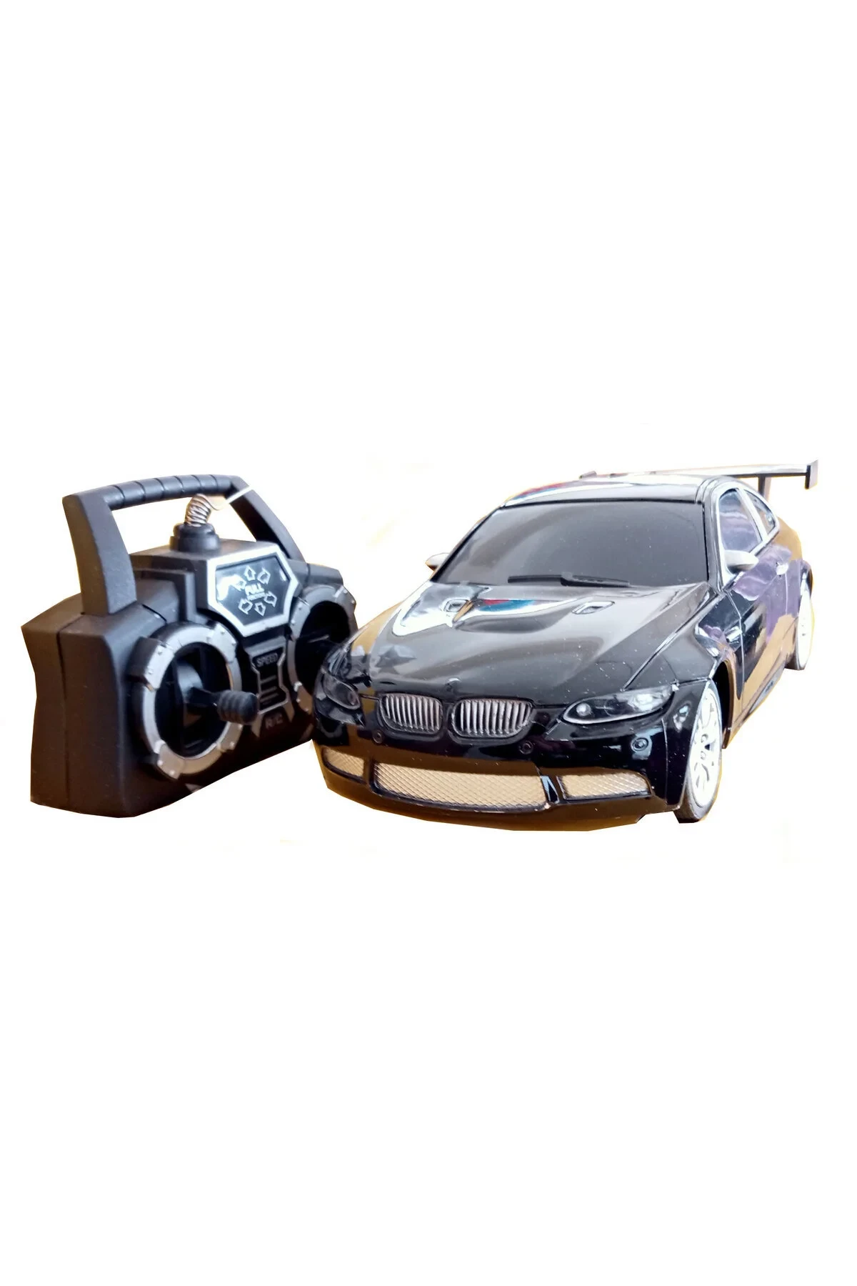 CT-TOYS Rechargeable 4-Function Remote Control Car 20 Cm Black Color Realistic D