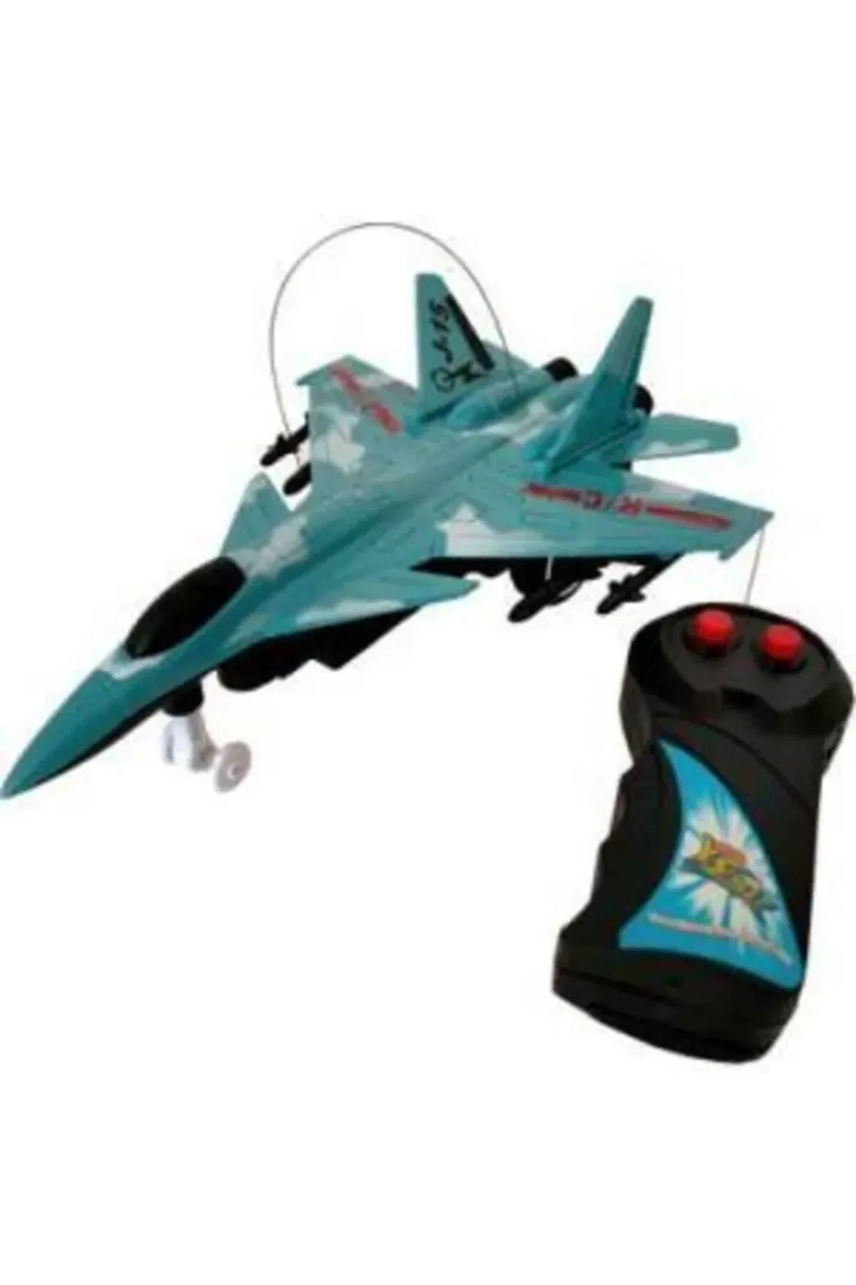 Remote Control Aircraft Toy Fighter Jet Battery Operated 2 Functions Remote Cont