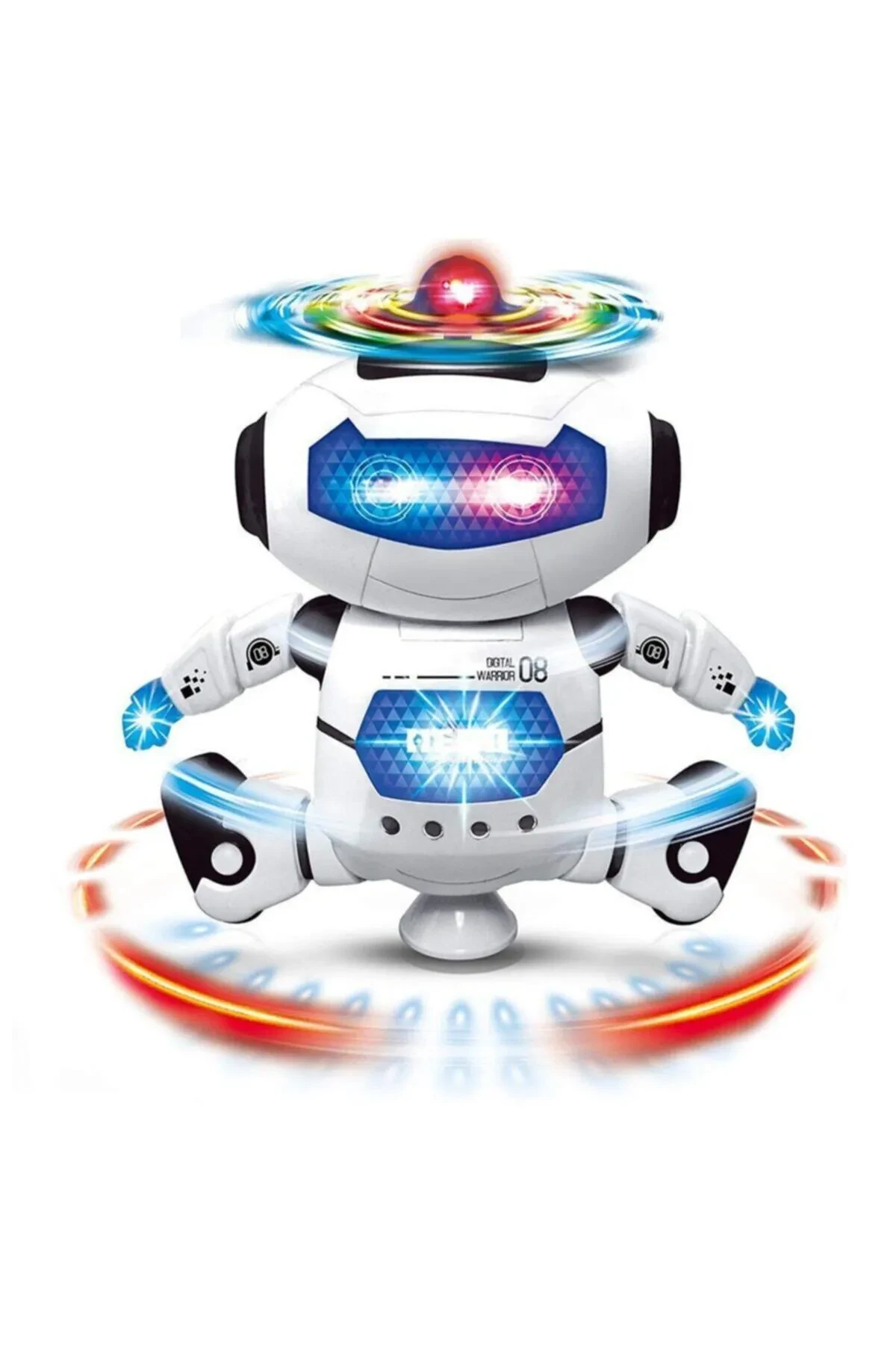 TORUTOYS 3D Dancing Robot with Lights and Music