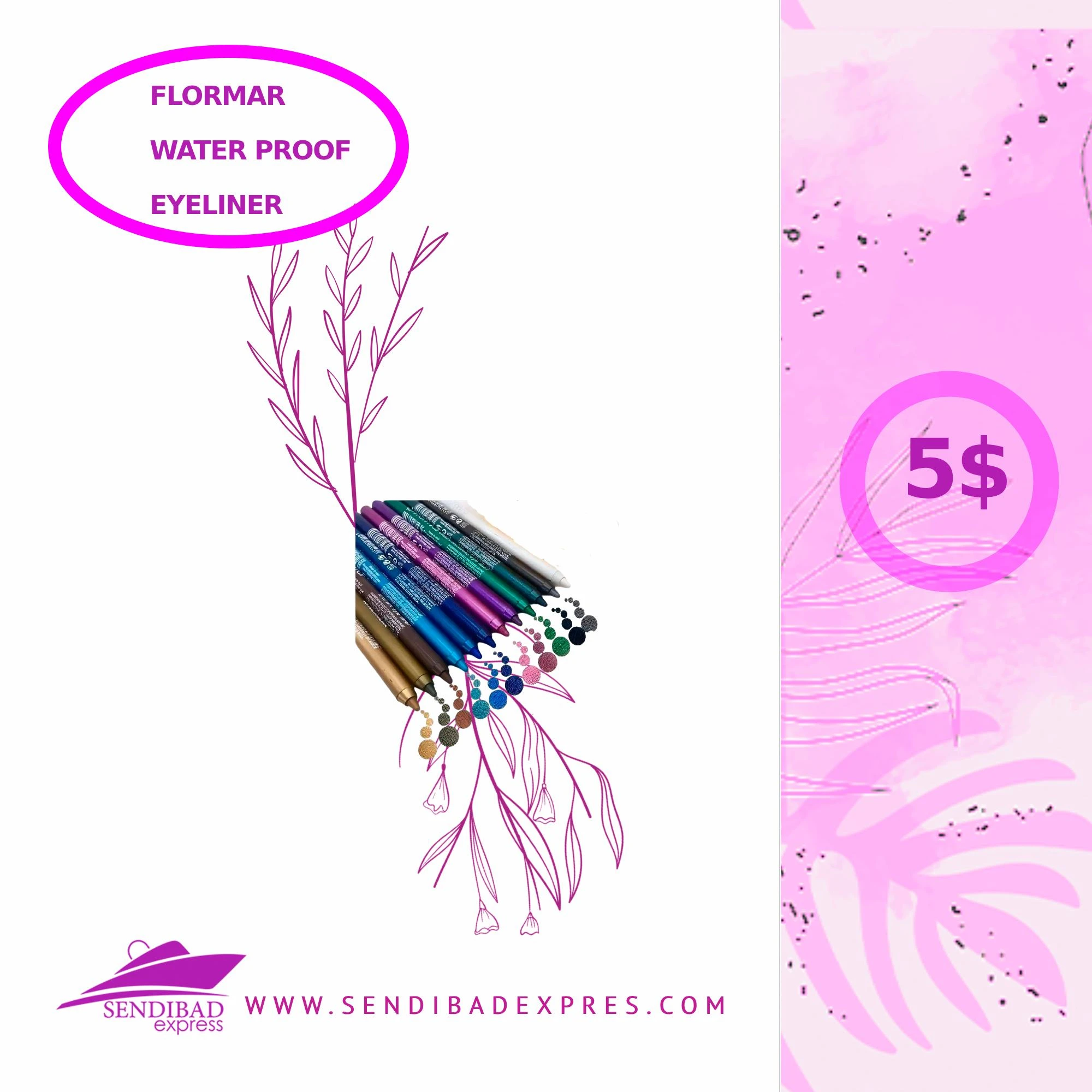Flormar Water Proof Eyeliner